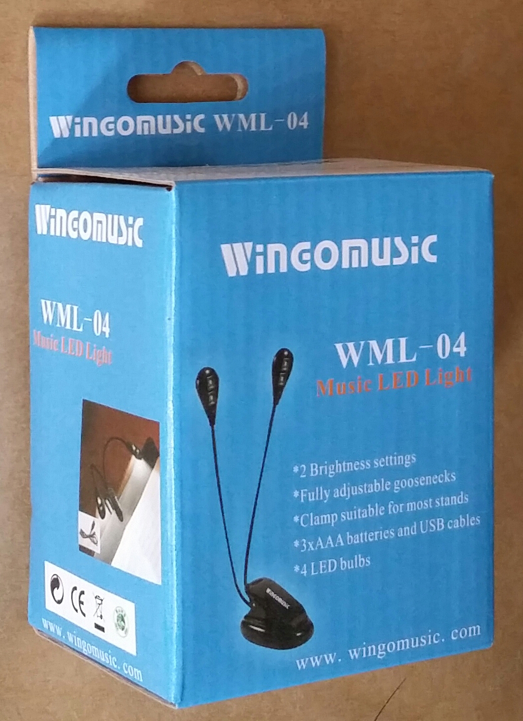 (imagen para) LUCES LED CLIP CUELLO AJUST 4 LEDS PARA PARTITURA IMPORTADO (PZ)