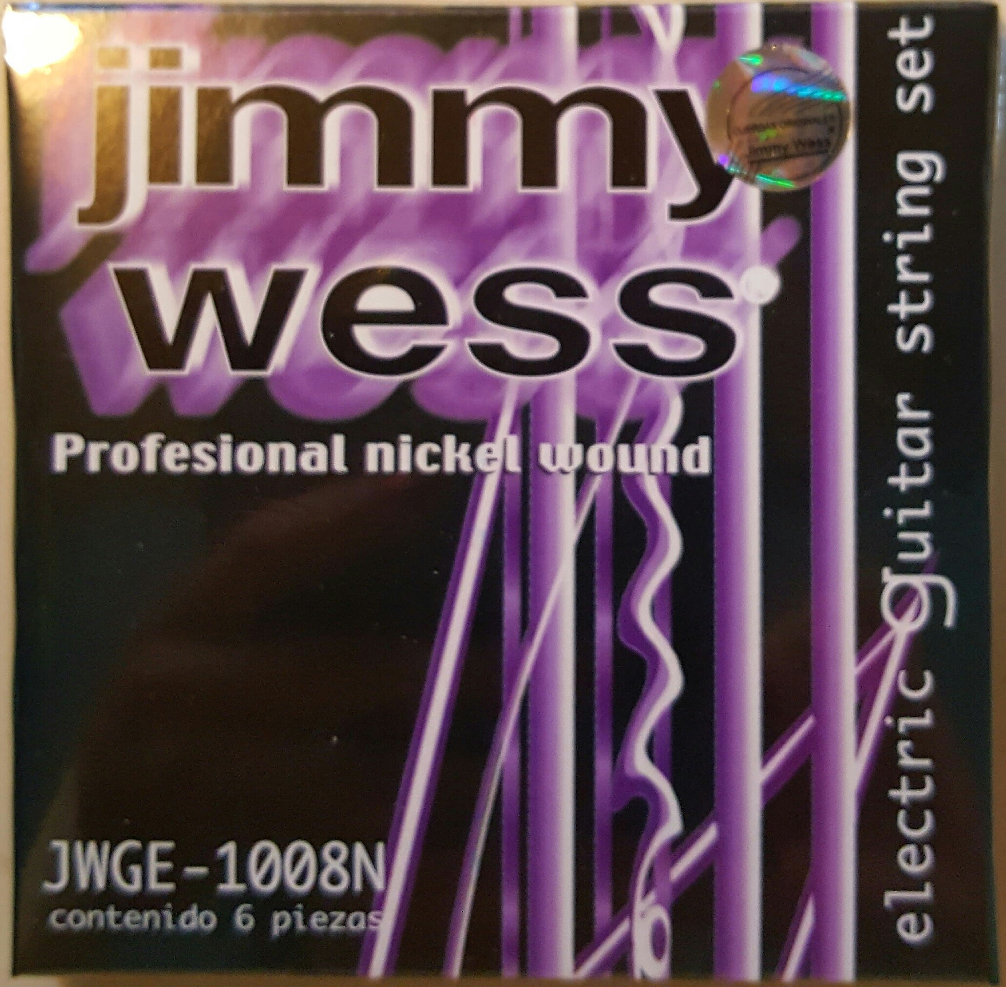 (imagen para) ENCORDADURA GUITARRA ELÉCTRICA JIMMY WESS CUERDA jgo