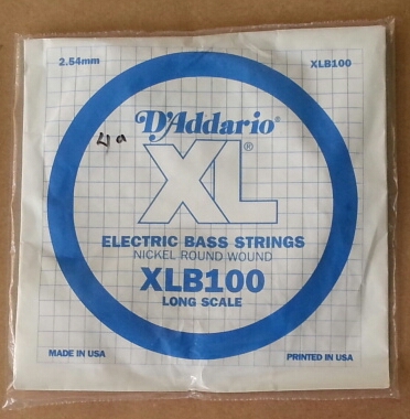 (imagen para) CUERDA BAJO ELÉCTRICO D'ADDARIO 4a