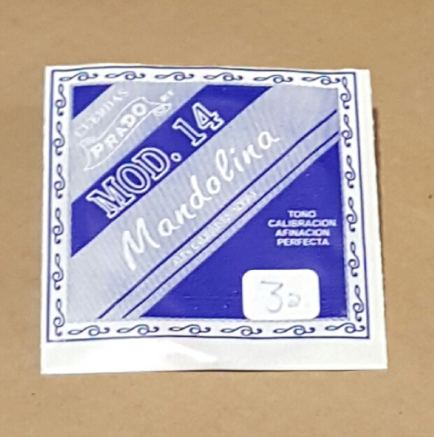 (imagen para) CUERDA mandolina prado acero mod 14 3a