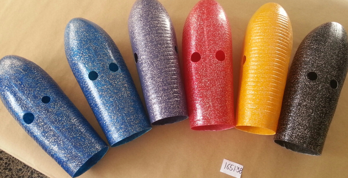 (imagen para) GÜIRO FIBRA VIDRIO COLORES Y DIAMANTINA 38 cm grande