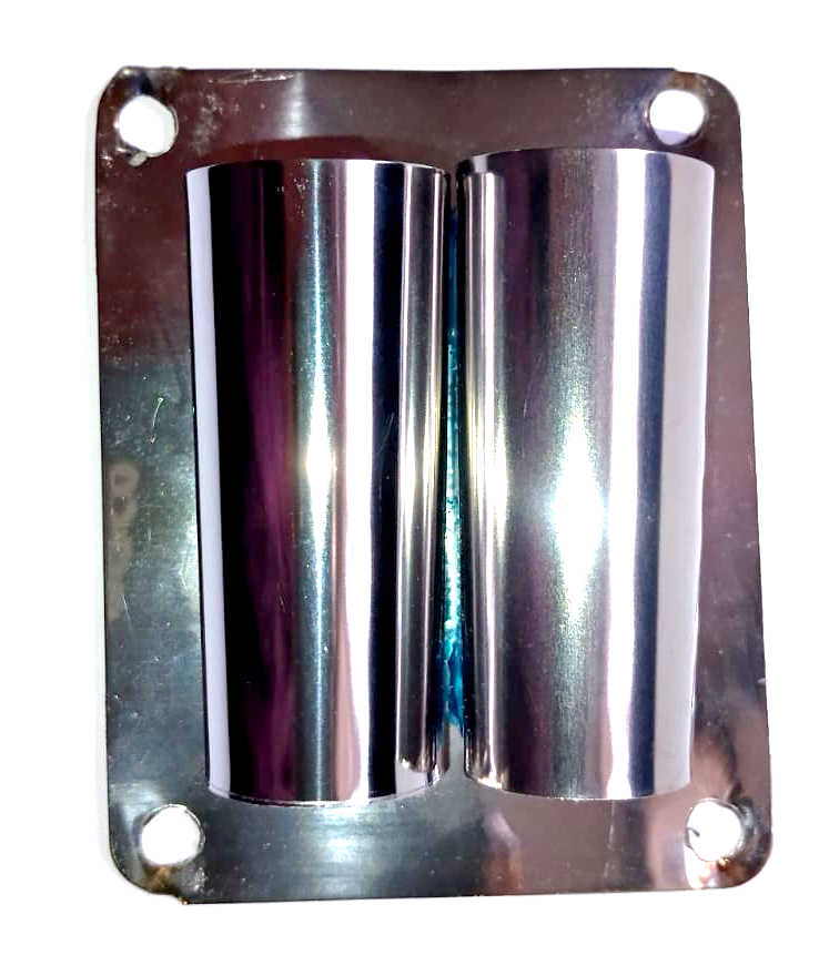 (imagen para) PLACA ACERO BAQUETAS para PORTA - CAJA - TAMBOR MILITAR