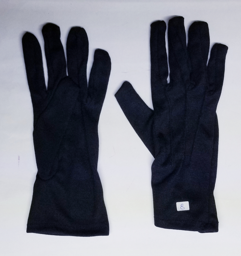(imagen para) GUANTES NEGRO talla 8 (par)
