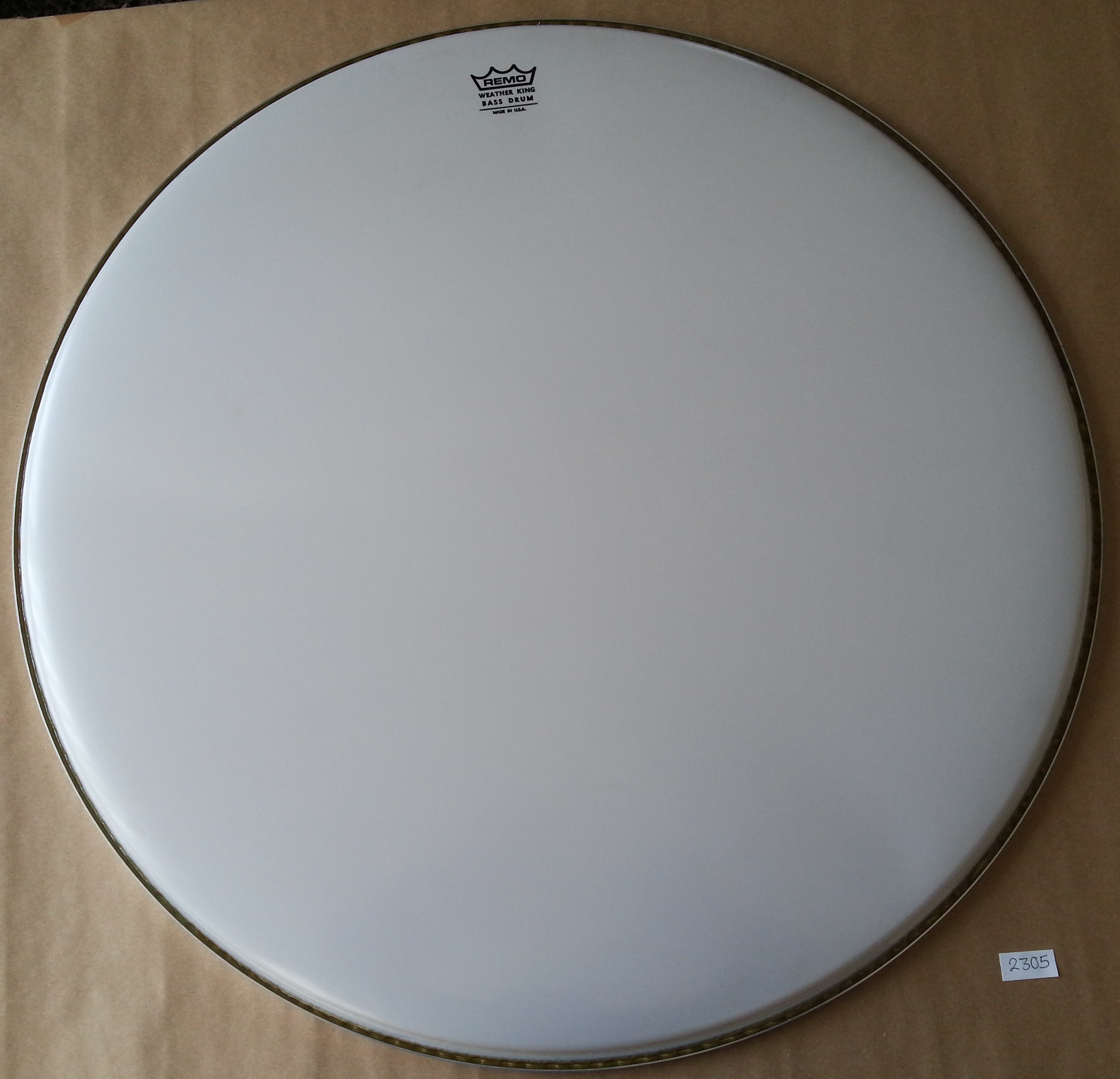 (imagen para) PARCHE SINTETICO REMO 28" BLANCO