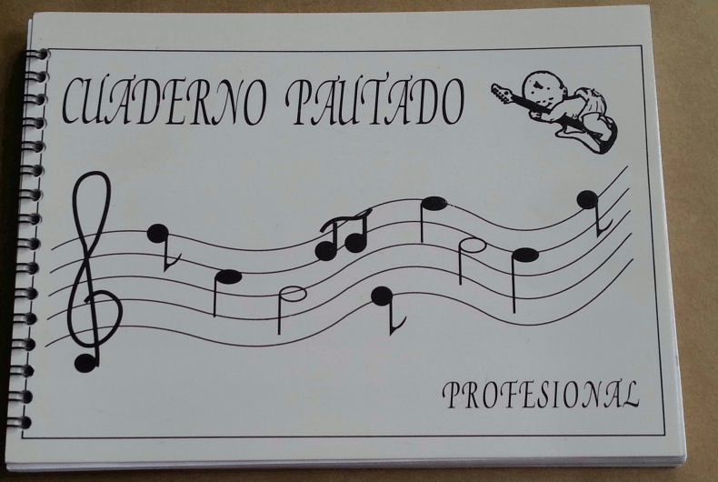 (imagen para) Cuadernos 6 pautas 40 Hojas profesional forma italiana chico-l