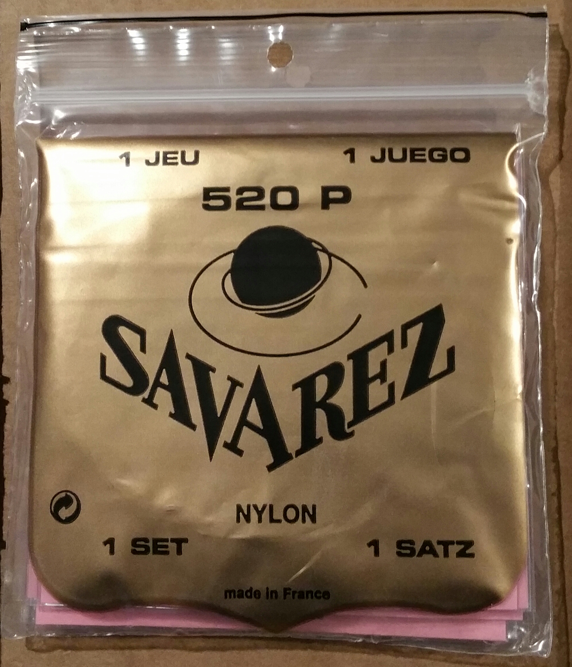 (imagen para) ENCORDADURA GUITARRA SAVAREZ 520P nylon CUERDA (jgo)