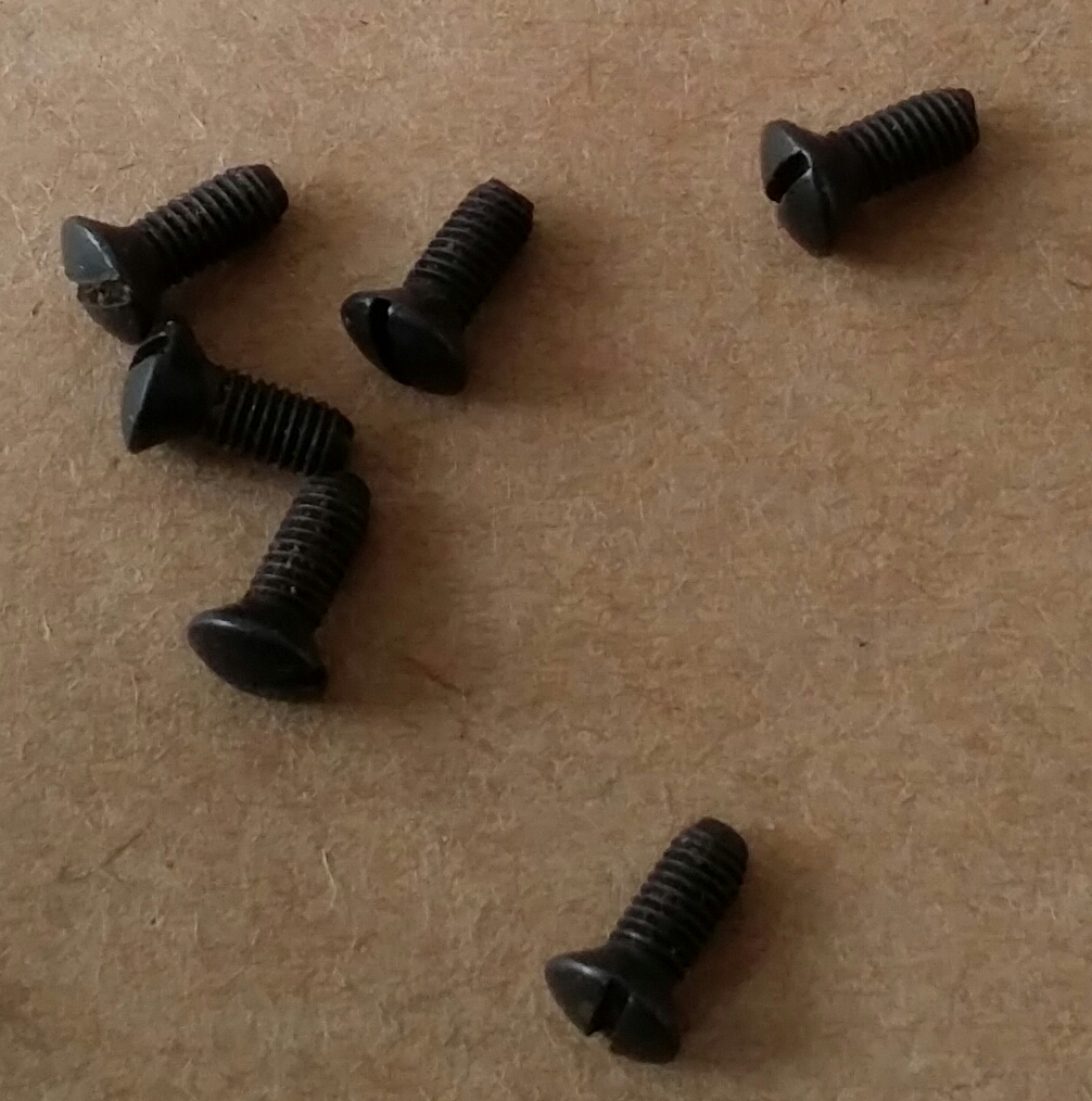 (imagen para) TORNILLITO NEGRO Para CORONA (ENGRANE de Maquinaria de guitarra)