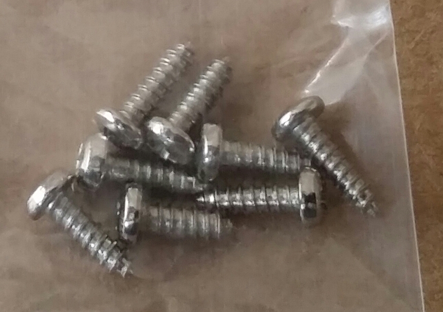 (imagen para) TORNILLITO plateado NIQ. CABEZA-GOTA P/COLOCAR Maquinaria guitar