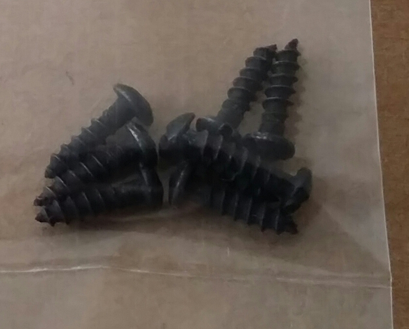 (imagen para) TORNILLITO pija negro CABEZA GOTA P. COLOCAR maquinaria guitarra