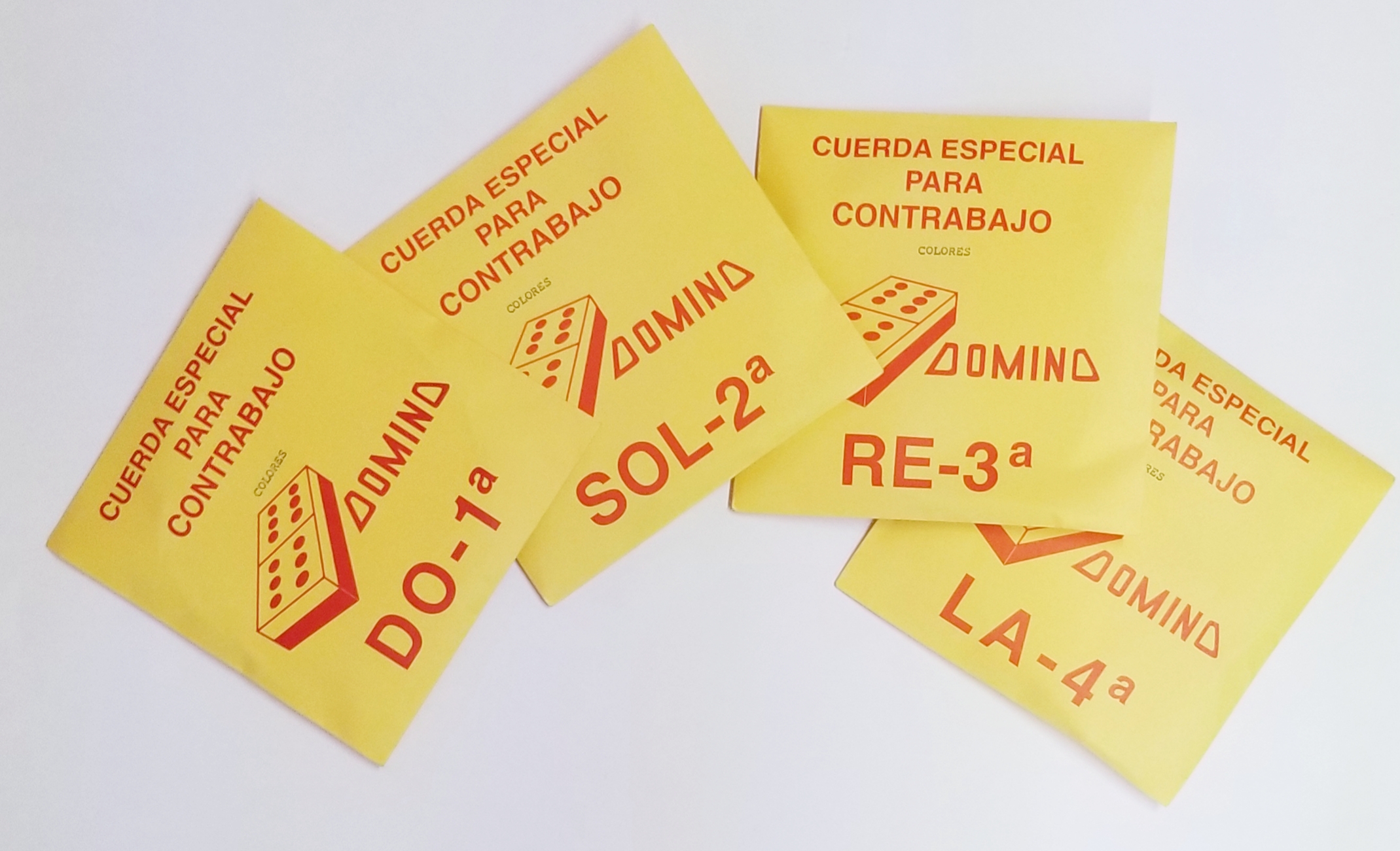 (imagen para) ENCORDADURA CONTRABAJO DOMINO Nylon COLOR cuerda