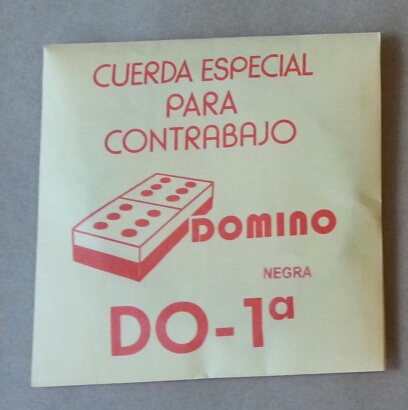 (imagen para) CUERDA CONTRABAJO DOMINO Nylon negra 1a