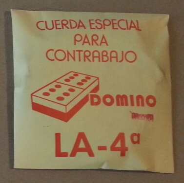 (imagen para) CUERDA CONTRABAJO DOMINO Nylon negra 4a