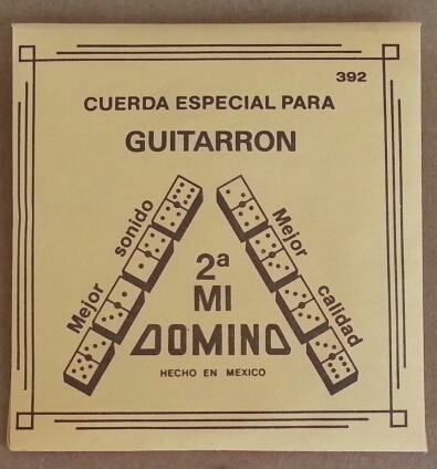 (imagen para) CUERDA GUITARRÓN DOMINO Nylon ENTORCHADA 2a