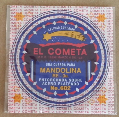 (imagen para) CUERDA MANDOLINA COMETA ACERO 3a (pz)