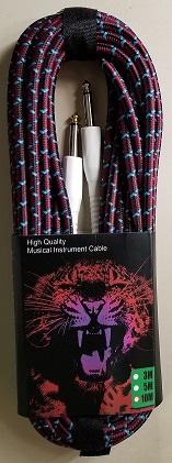 (imagen para) CABLE tejido; PLUGS RECTO/RECTO, USO RUDO; 10 MTS (PZ)