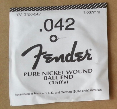 (imagen para) CUERDA GUITARRA ELÉCTRICA FENDER Acero 6a 042