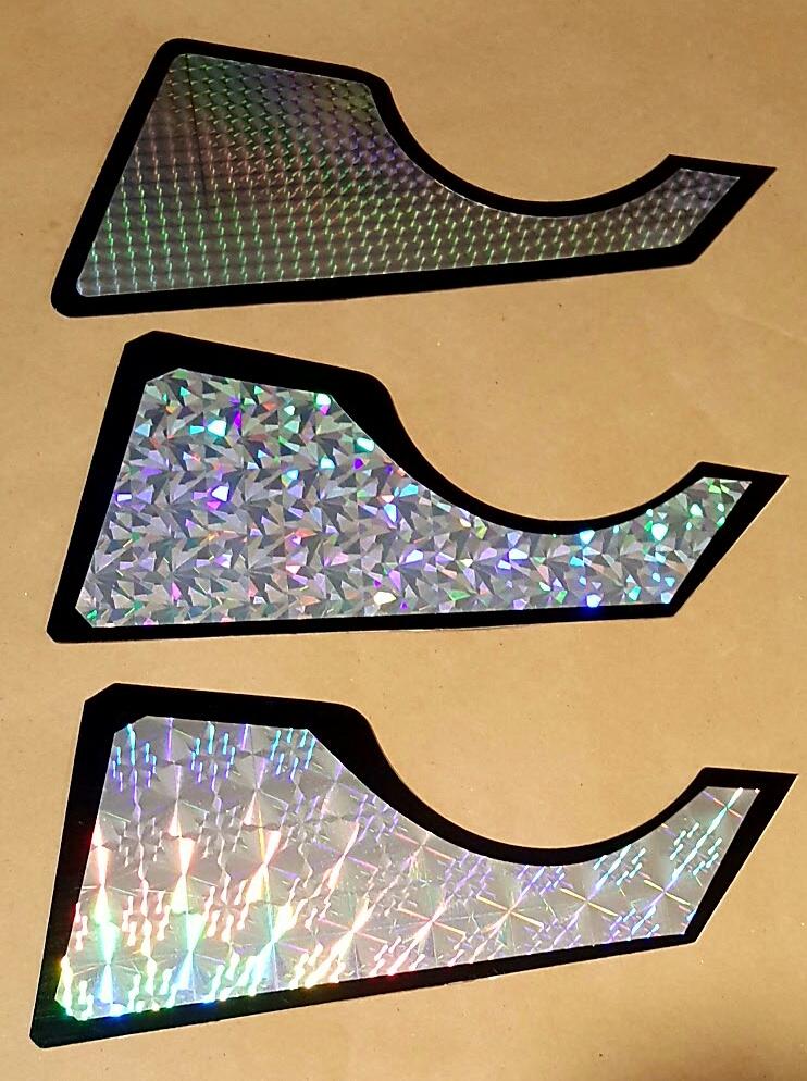 (imagen para) micas para guitarras adhesivas larga doble capa fileteada metáli