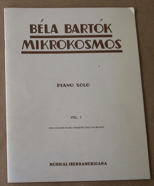 (imagen para) MÉTODO PIANO BARTOK MIKROKOSMOS VOL. 1