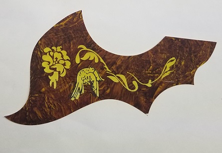 (imagen para) micas para guitarras adhesivas japonesa decorada carey