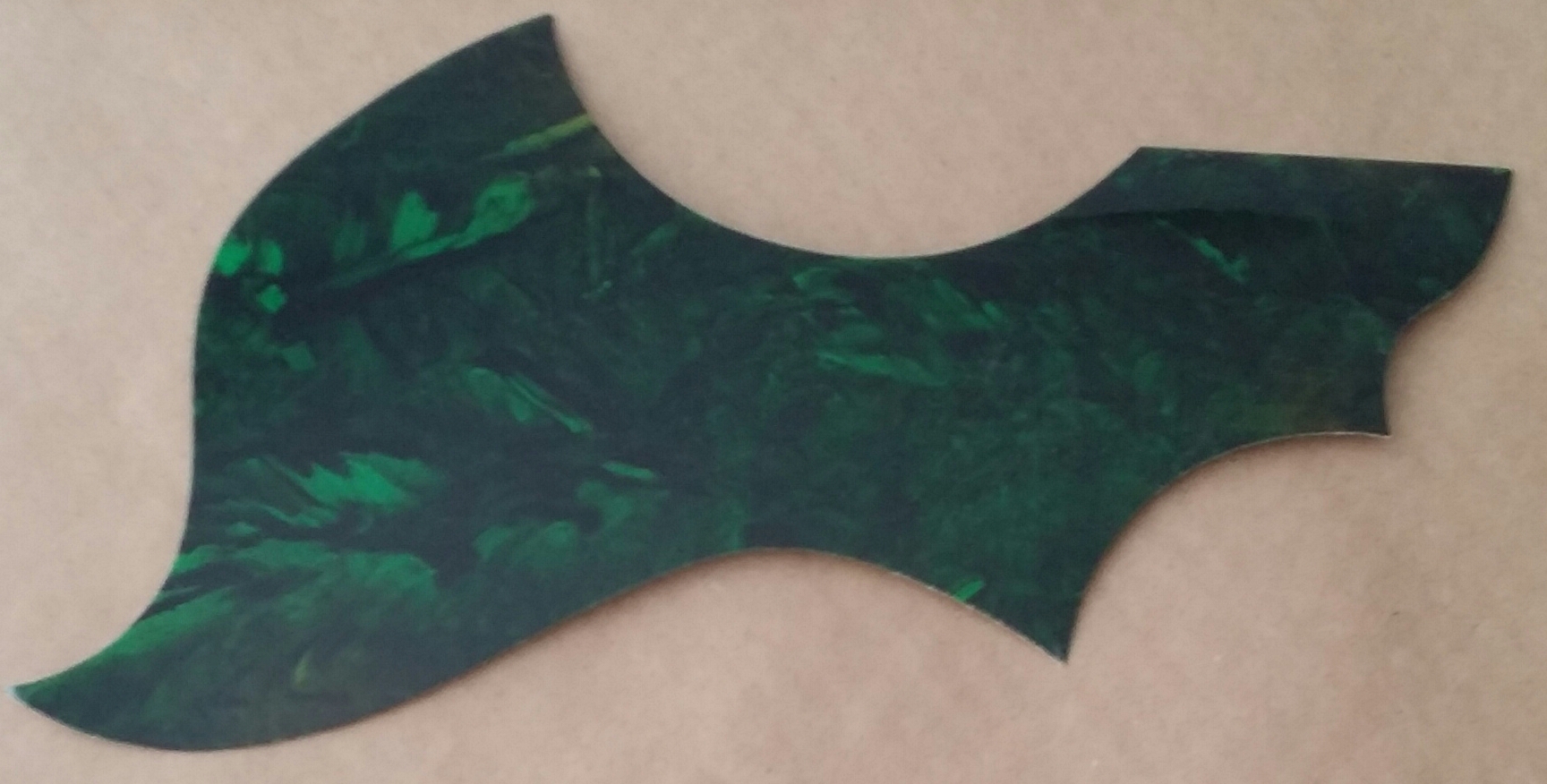 (imagen para) micas para guitarras adhesivas japonesa Carey VERDE (pz)