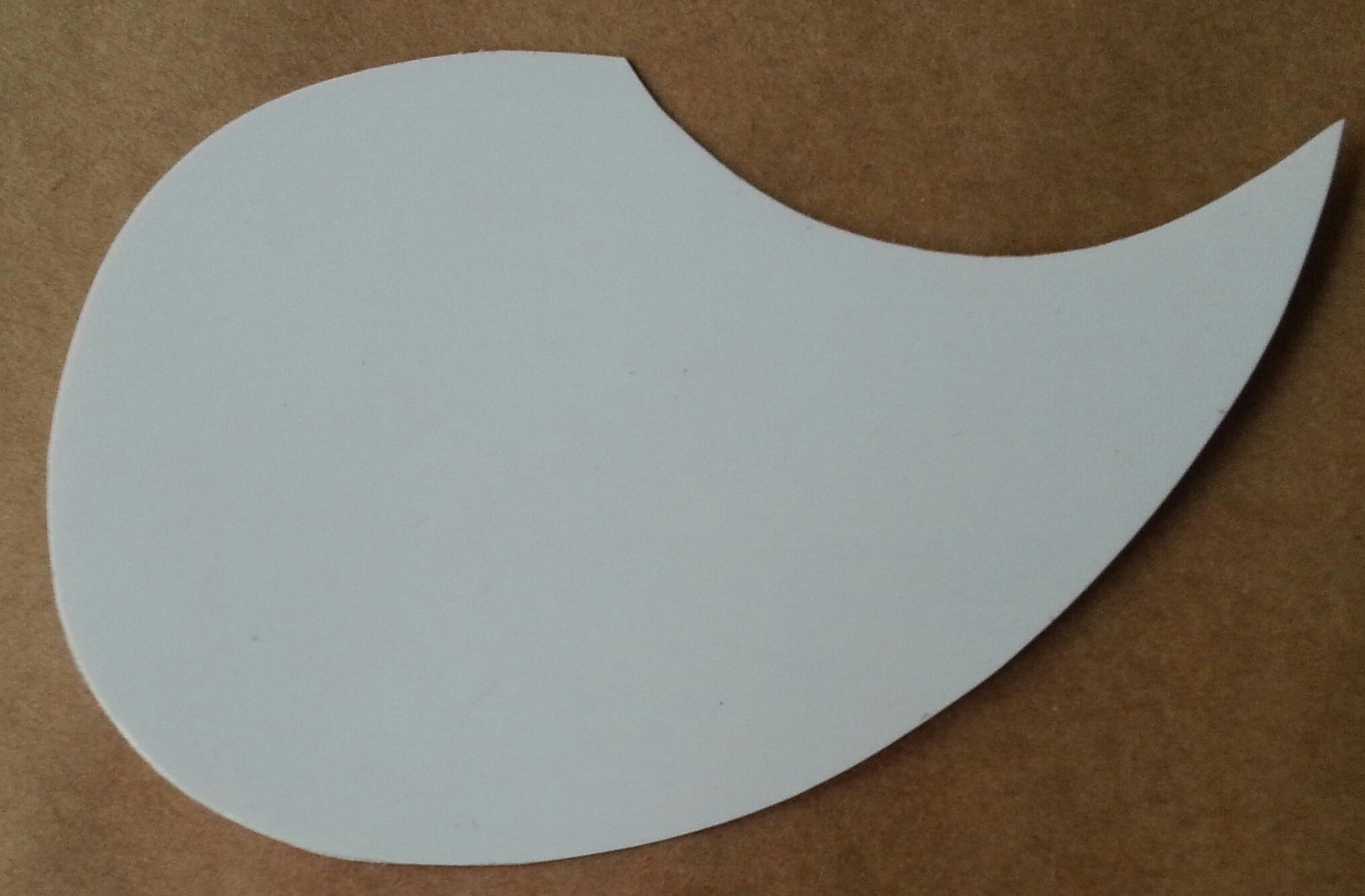 (imagen para) micas para mandolinas adhesivas SILUETA GOTA blanca