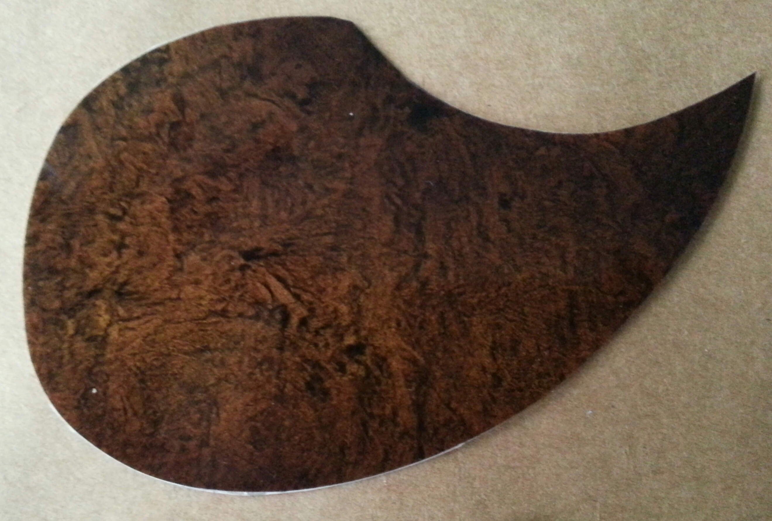 (imagen para) micas para mandolinas adhesivas SILUETA GOTA carey