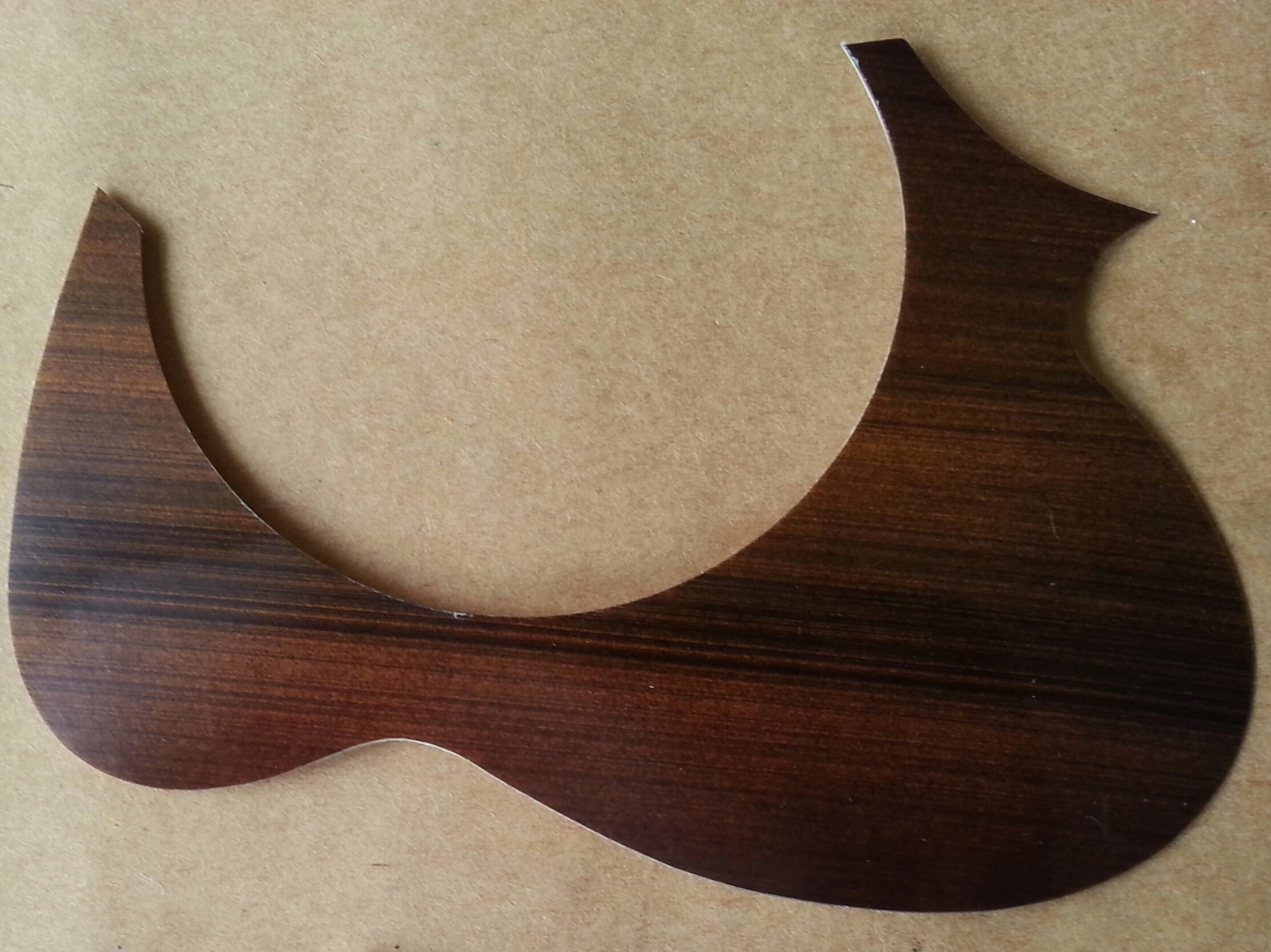 (imagen para) micas para mandolinas adhesivas SILUETA JARRA veteada café