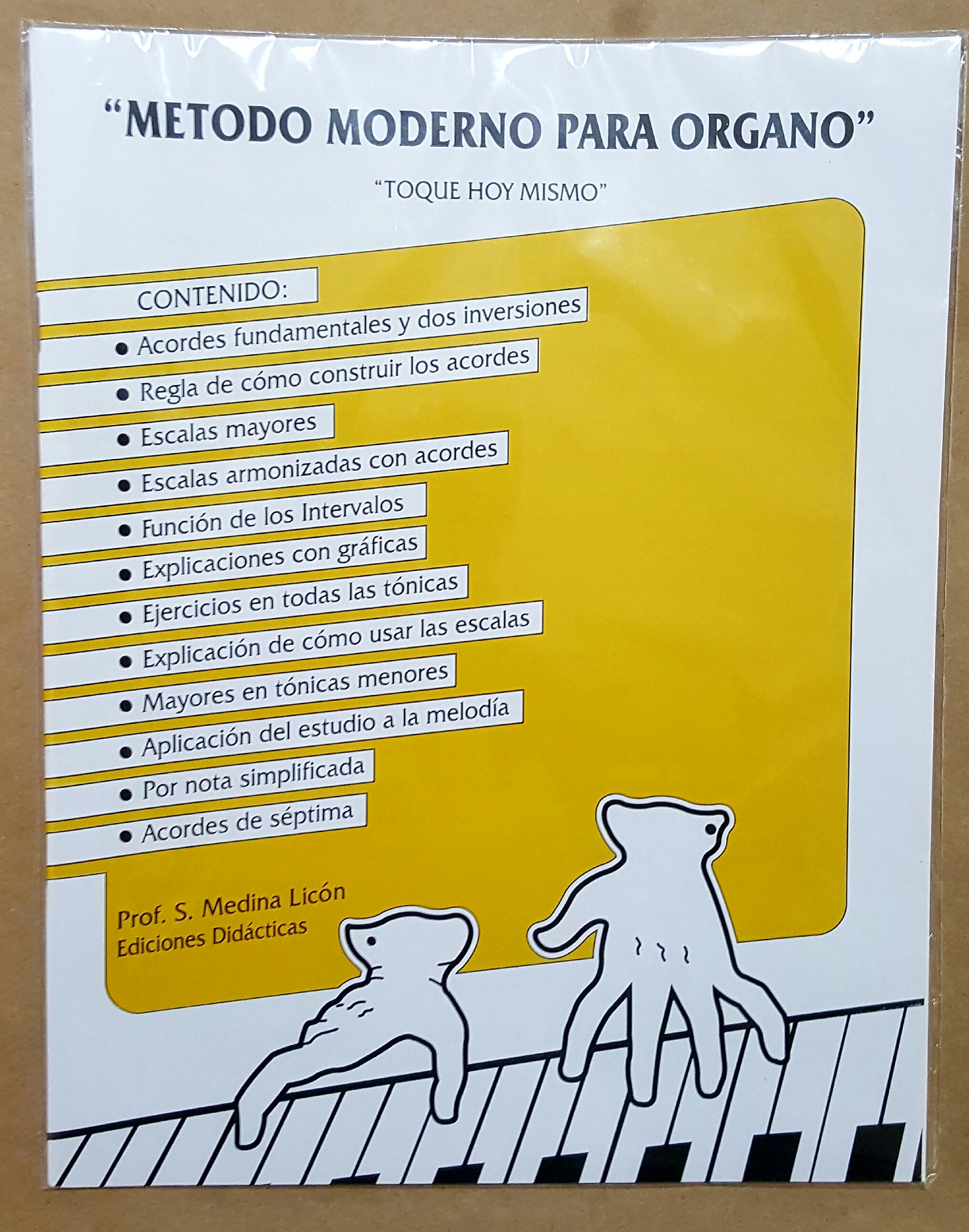 (imagen para) MÉTODO ORGANO-TECLADO MODERNO, LICON