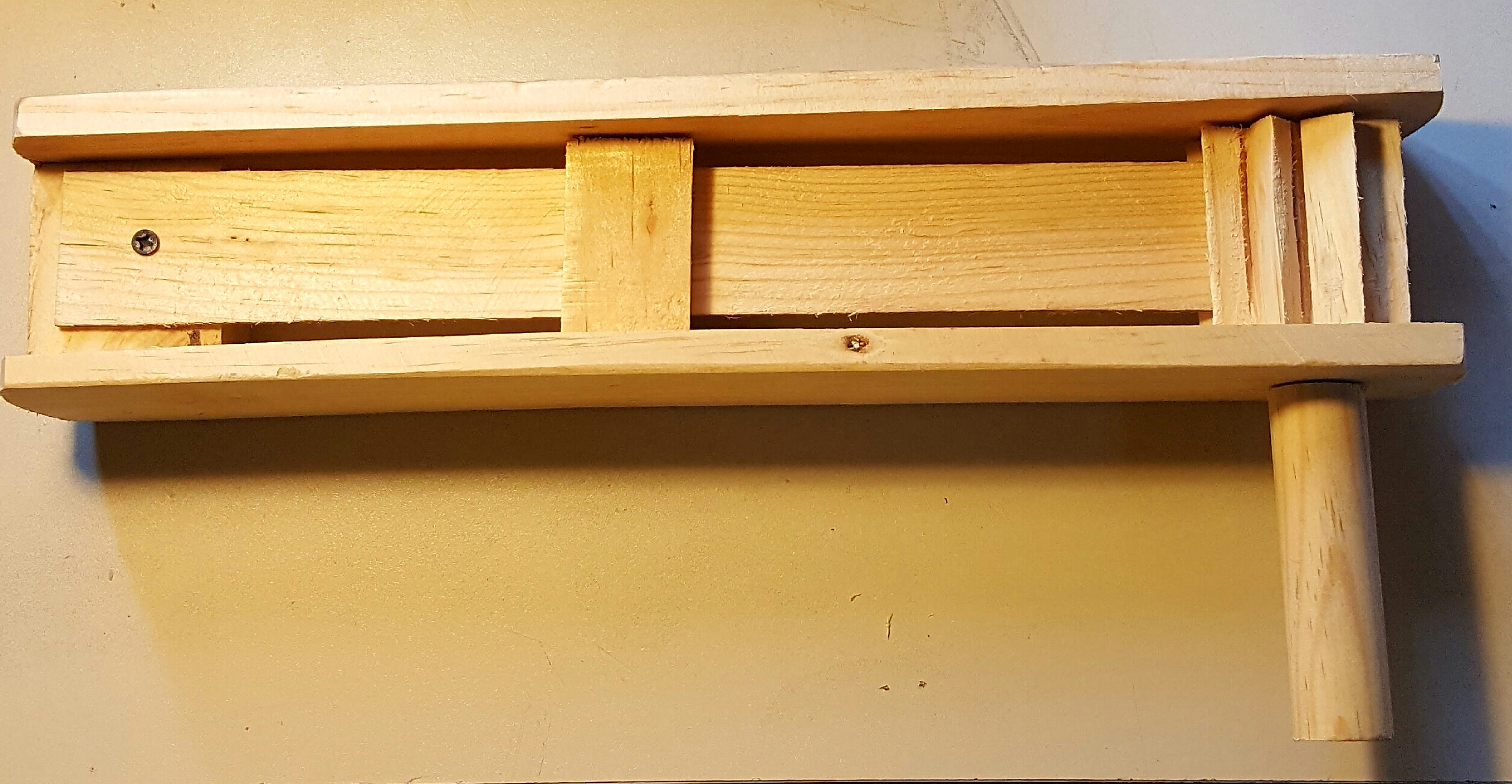 (imagen para) MATRACA Artesanal de madera 36 cm (pz)