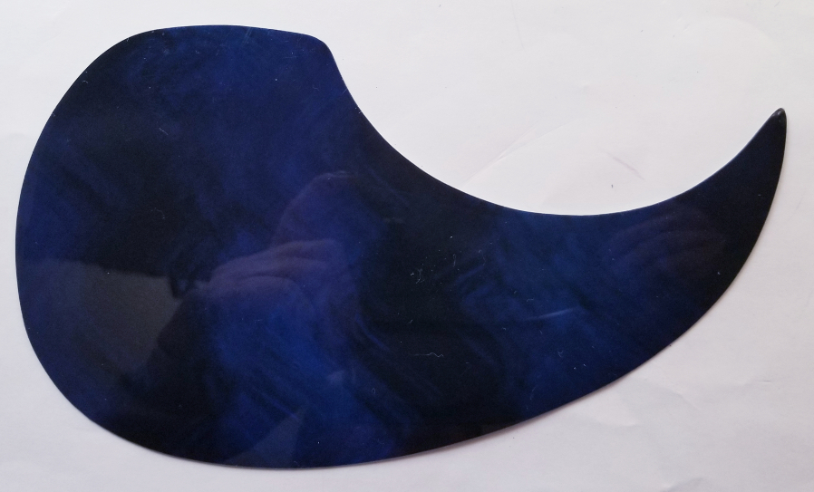 (imagen para) micas para guitarras adhesivas GOTA CAREY azul