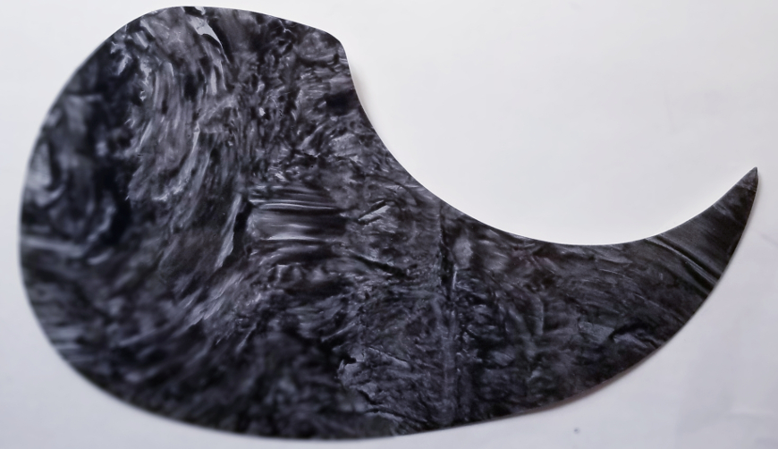 (imagen para) micas para guitarras adhesivas GOTA CAREY gris