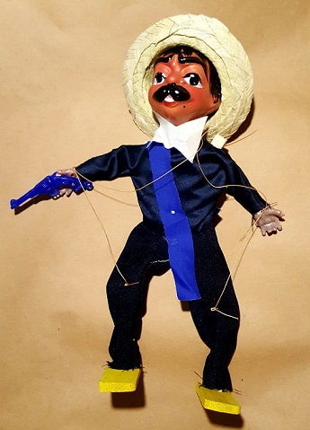 (imagen para) Marioneta artesanal mexicana 36cm - economicas (pz)
