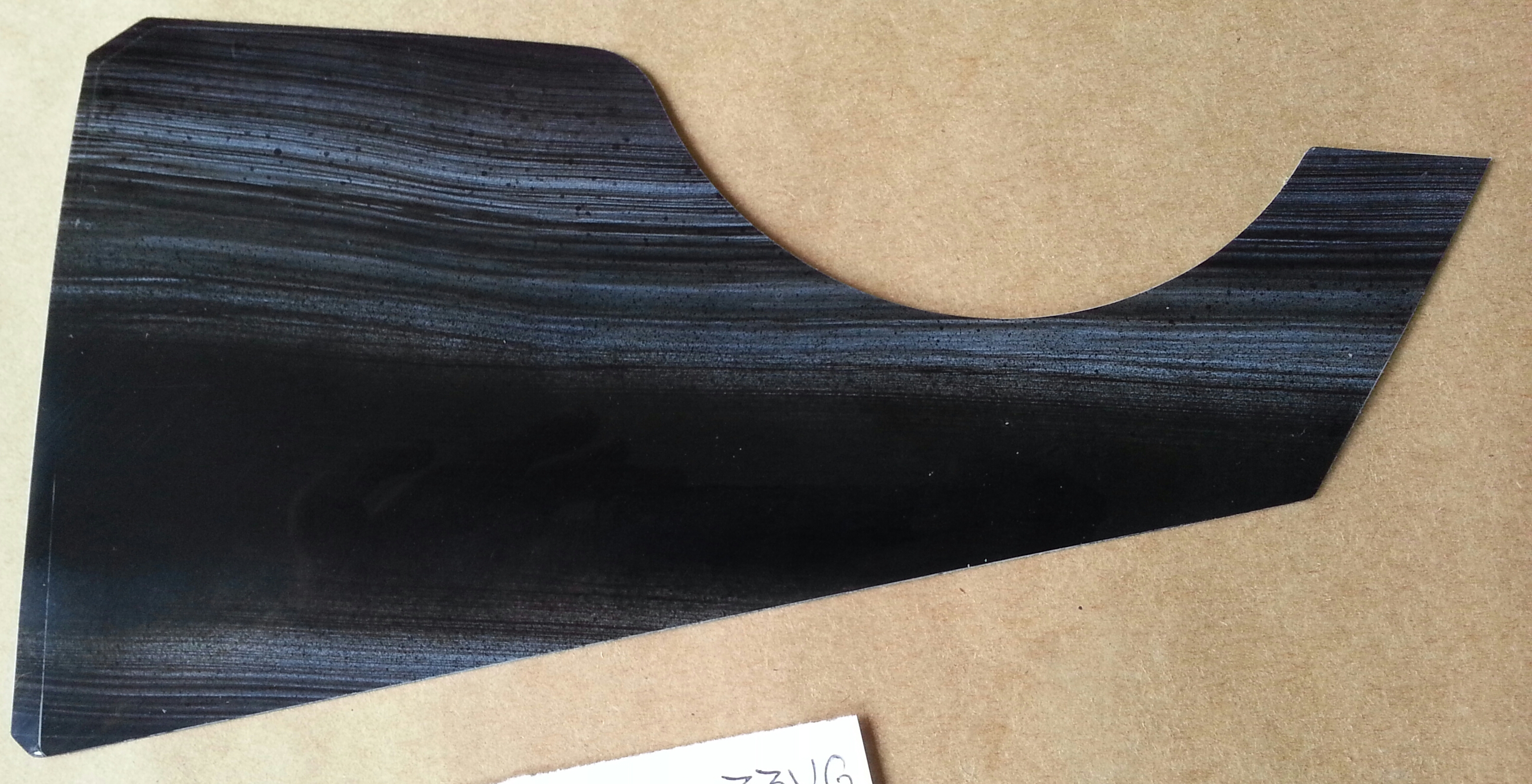 (imagen para) micas para guitarras adhesivas larga veteada gris