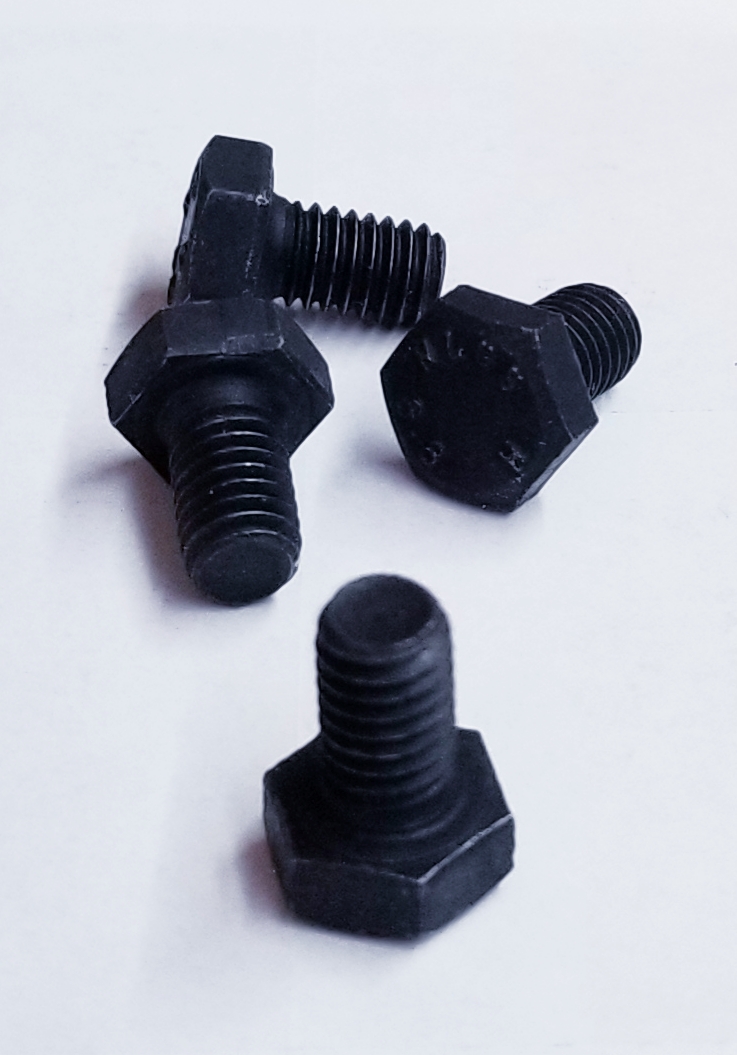 (imagen para) TORNILLO NEGRO HEXAGONAL , MILIMETRICO 6mm X 10mm (PZ)